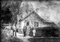 Albury Police House 1867 with Inspector Roger Parke and family - great grandson Councillor Bernard Parke